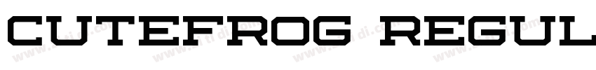 CUTEFROG Regular字体转换 CUTEFROG Regular字体转换
